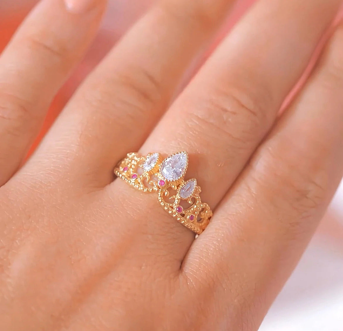 ''Rapunzel'' Crown ring